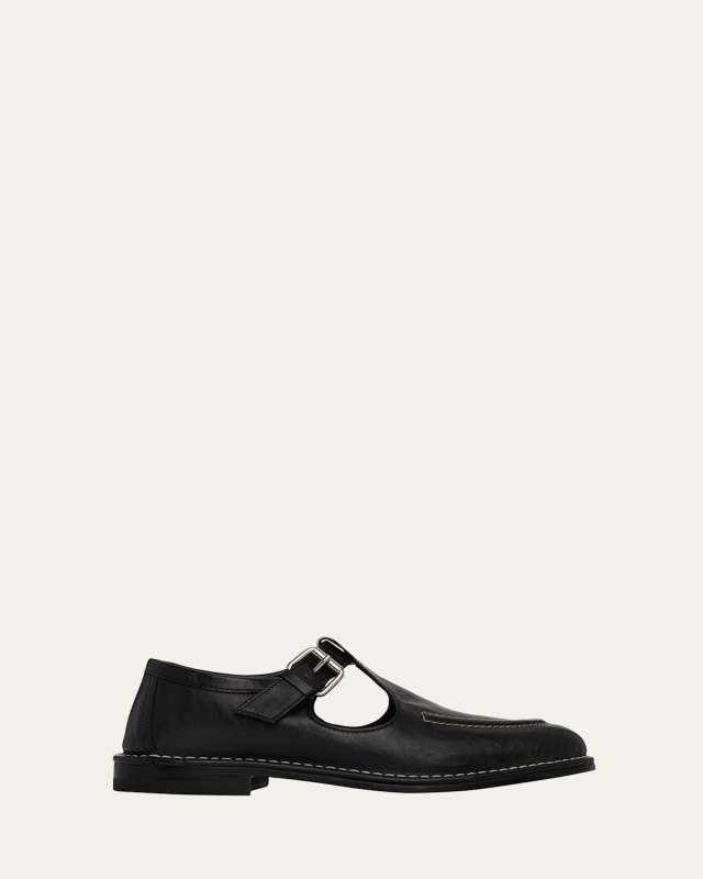 Modica Leather Mary Jane Loafers